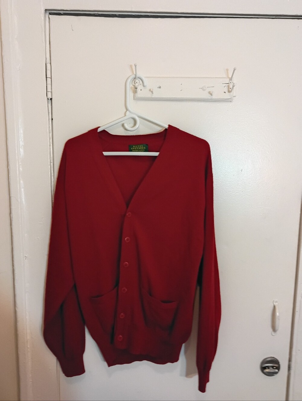 Royal Speyside  Mens Cashmere Button Knit Cardigan Made in Scottland 44